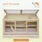 Show in main carousel: PawHut Wooden Hamster Cage Hutch slide 9 of 10