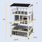 Show in main carousel: PawHut Wooden Outdoor Cat House, Light Gray slide 4 of 10