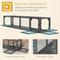 Show in main carousel: PawHut Wooden Outdoor Cat House Tunnel, Dark Gray, 79-in slide 6 of 10