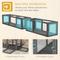Show in main carousel: PawHut Wooden Outdoor Cat House Tunnel, Dark Gray, 98-in slide 6 of 10