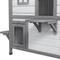 Show in main carousel: PawHut2-story Outdoor Feral Cat House, White slide 8 of 9
