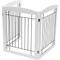 Show in main carousel: Pawland Freestanding Foldable Wire Dog Gate, White, 3 Panel slide 6 of 7