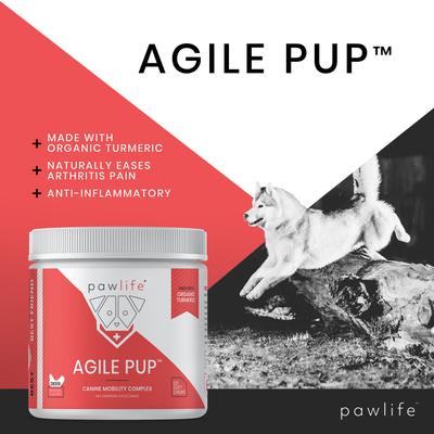 Show full view: Pawlife Agile Pup Canine Mobility Complex Chicken Flavor Soft Chews Dog Supplement, 120 count slide 5 of 7