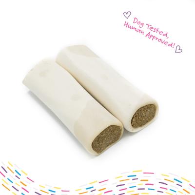 Show full view: PawLove 5.5-in Bacon Cheese Stuffed Shin Bone Dog Treat, 2 count slide 3 of 6