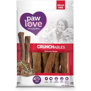 PawLove 5-in Beef Crunchables Dog Treat, 6 count