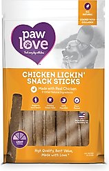 PawLove 5-in Chicken Lickin’ Snack Sticks Dog Treat, 20 count