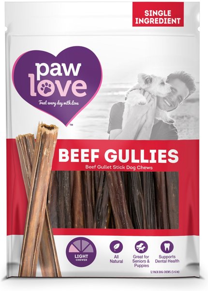 PawLove 6-in Gullies Dog Treat, 12 count