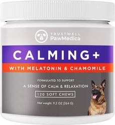 PawMedica Calming+ Soft Chew Calming Supplement for Dogs, 120 count