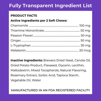 Show full view: PawMedica Calming+ Soft Chew Calming Supplement for Dogs, 120 count slide 5 of 8