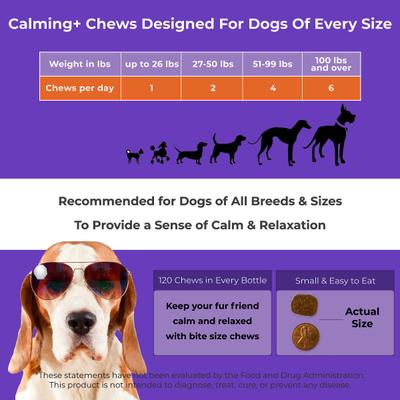 Show full view: PawMedica Calming+ Soft Chew Calming Supplement for Dogs, 120 count slide 6 of 8