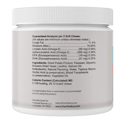 Show full view: PawMedica Omega+ Fish Oil with EPA & DHA Omega 3 Dog Supplement, 90 count slide 4 of 9