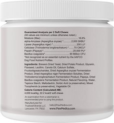 PawMedica Probiotic+ Digestive Enzymes Probiotic Dog Chews, 120 count slide 2 of 3