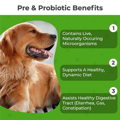 Show full view: PawMedica Probiotic+ Digestive Enzymes Probiotic Dog Chews, 60 count slide 5 of 11