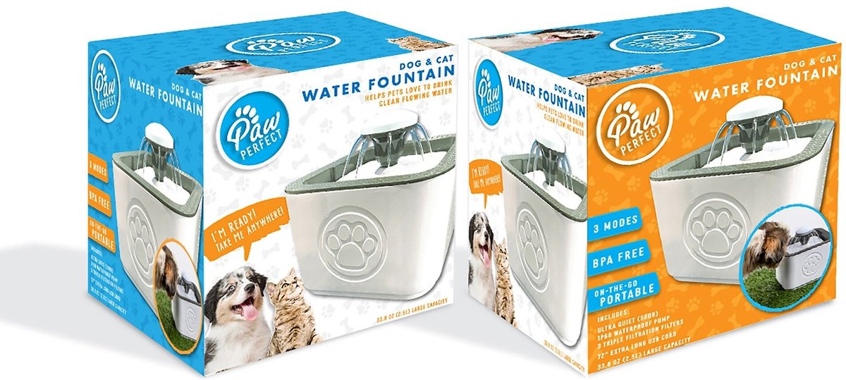 Purepaw Stainless Steel Dog Water Fountain | 3.2L Capacity, Ultra-Quiet Pump With 2 Filters