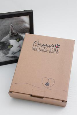 Show full view: Pawprints Left by You Cat Picture Frame, 5 x 7 slide 2 of 11