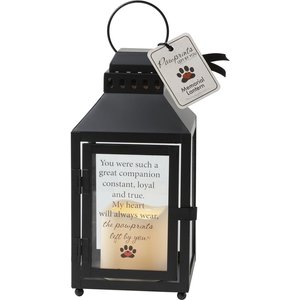 Pawprints Left by You Pet Memorial Lantern