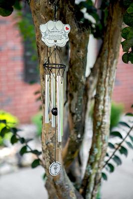 Show full view: Pawprints Left by You Pet Memorial Windchime, 18-inch slide 6 of 9