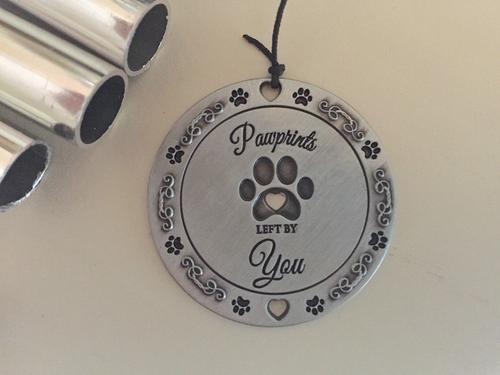 Show full view: Pawprints Left by You Pet Memorial Windchime, 18-inch slide 8 of 9