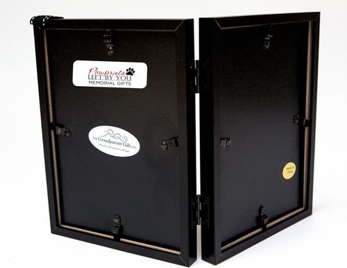 Show full view: Pawprints Left by You "Where I'll Always Be" Dog Memorial Picture Frame, 5 x 7-in slide 2 of 4