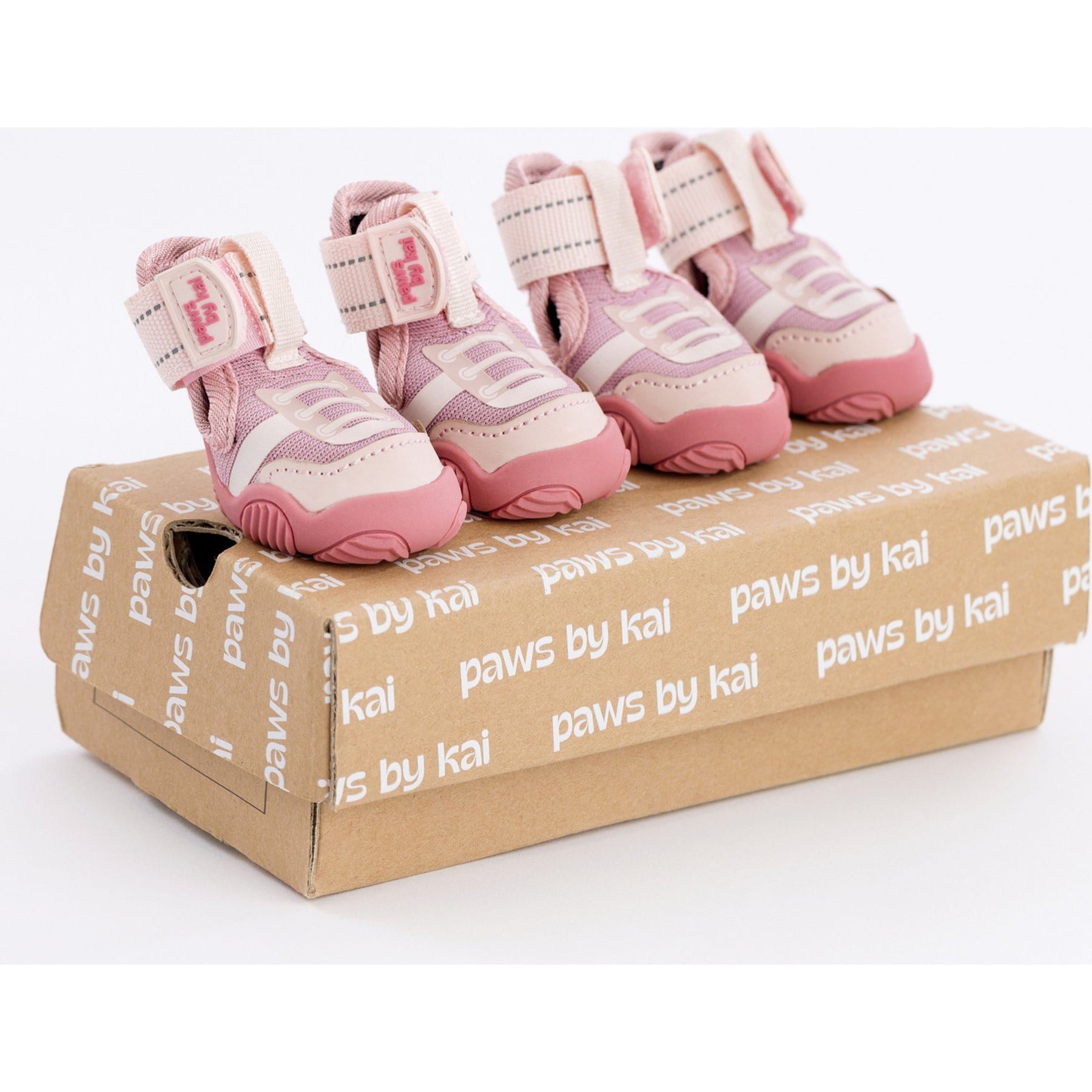 Paws by Kai The Kai Dog Shoes, 4 count, Pink, X-Small