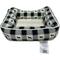 Show in main carousel: Paws & Decor All Over Plaid Printed Cuddler Bolster Dog & Cat Bed, Black, Medium slide 2 of 8