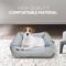 Show in main carousel: Paws & Decor Celestial Printed Cuddler Bolster Dog & Cat Bed, Gray, Medium slide 5 of 8