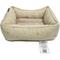 Show in main carousel: Paws & Decor Celestial Printed Cuddler Bolster Dog & Cat Bed, Tan, Medium slide 2 of 8