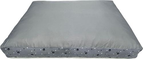 Show full view: Paws & Decor Comfort Orthopedic Pillow Dog & Cat Bed with Removable Cover, Gray, Small slide 2 of 8