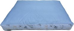 Paws & Decor Orthopedic Dog & Cat Bed with Removable Cover, Blue, Medium slide 2 of 7
