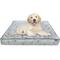 Show in main carousel: Paws & Decor Orthopedic Dog & Cat Bed with Removable Cover, Gray, Small slide 1 of 8