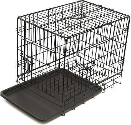 Show full view: Paws & Pals Oxgord Double Door Collapsible Wire Dog Crate, 24 inch slide 7 of 12