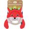Show in main carousel: PawsPik 2-in-1 Red Fierce Fox Flying Disc & Tug Dog Toy slide 1 of 10