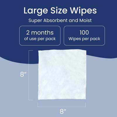 Show full view: PawsPik All Natural Ingredients Ultra Thick Hypoallergenic & Alcohol-Free Unscented Body Ears Face Butt & Paws Premium Dog & Cat Wipes, Large, 400 count slide 5 of 10