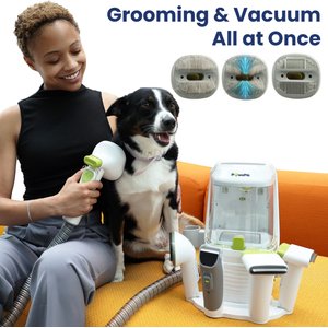 PawsPik GroomingPro Rx Professional 7-in-1 Dog & Cat Vacuum & Grooming Kit