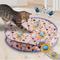 Show in main carousel: PawsPik Interactive Fast Rolling Play Mat Ball Cat Toy, Tan slide 1 of 8