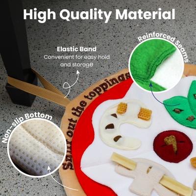 Show full view: PawsPik Pizza Hide & Seek Plush Dog Toy, Yellow slide 4 of 9