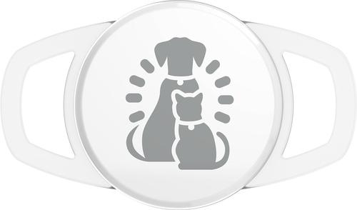 Show full view: PawsPik PortionPro Rx Feeder with Silicone Loops Silicone RFID Dog & Cat ID Tag, White slide 1 of 8