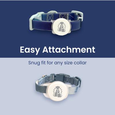 Show full view: PawsPik PortionPro Rx Feeder with Silicone Loops Silicone RFID Dog & Cat ID Tag, White slide 5 of 8