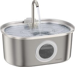 PawsPik SS-01 Stainless Steel Cat Fountain, 108.2-oz