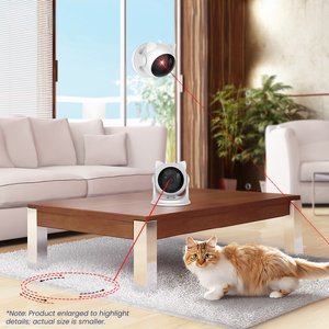 PawsPik Suction Cup Cat Laser Toy, White