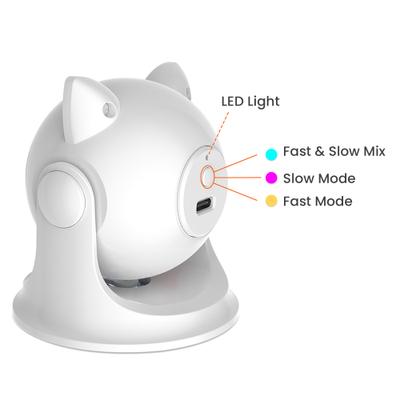 Show full view: PawsPik Suction Cup Cat Laser Toy, White slide 8 of 11