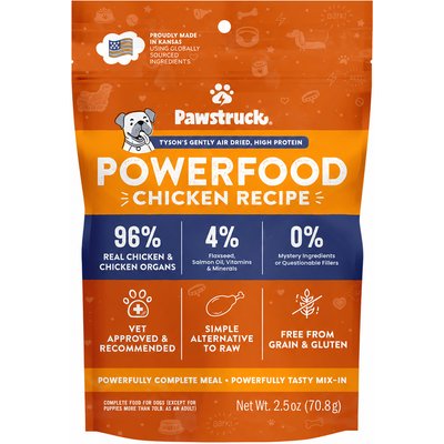 Pawstruck Pawstruck Chicken High Protein Grain-Free Air-Dried Dog Food, 2.5-oz bag