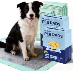 Pawtasy Odor-Eliminating Activated Carbon Unscented Dog Training Pads, 28 x 34-in, 100 count