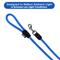 Show in main carousel: Pawtitas 2 Dog Reflective Rope Dog Leash, Blue, Large slide 3 of 8