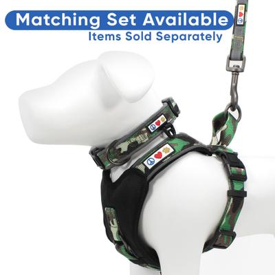 Show full view: Pawtitas Camouflage Nylon Reflective Padded Dog Leash, Green Camo, Medium/Large: 6-ft long, 1-in wide slide 7 of 12