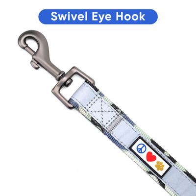 Show full view: Pawtitas Camouflage Nylon Reflective Padded Dog Leash, Grey Camo, Medium/Large: 6-ft long, 1-in wide slide 6 of 12