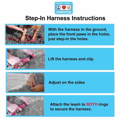 Show full view: Pawtitas Dog Harness, Blue / Teal / Yellow, Small slide 7 of 8