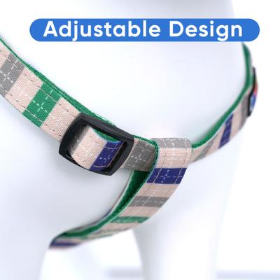 Show full view: Pawtitas Dog Harness, Grey / Blue / Green, X-Small slide 5 of 8
