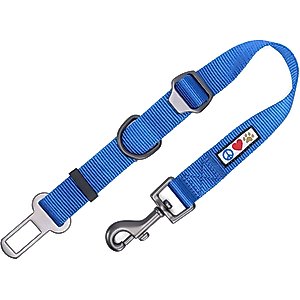 Pawtitas Dog Seat Belt, Blue, Large