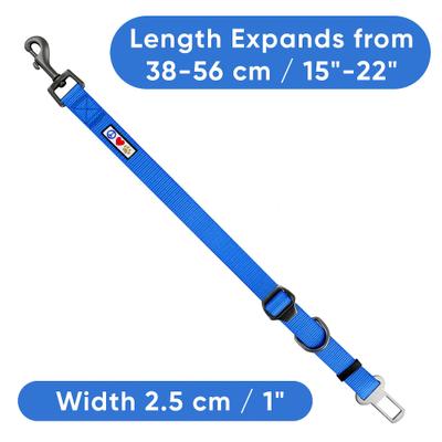 Show full view: Pawtitas Dog Seat Belt, Blue, Large slide 4 of 8